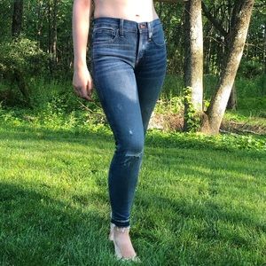 Madewell 9” rise skinny jeans